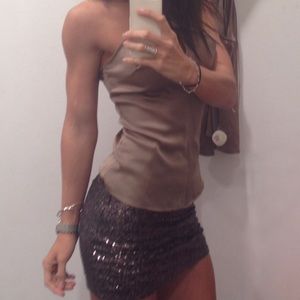 Sequin GUESS Mini Skirt